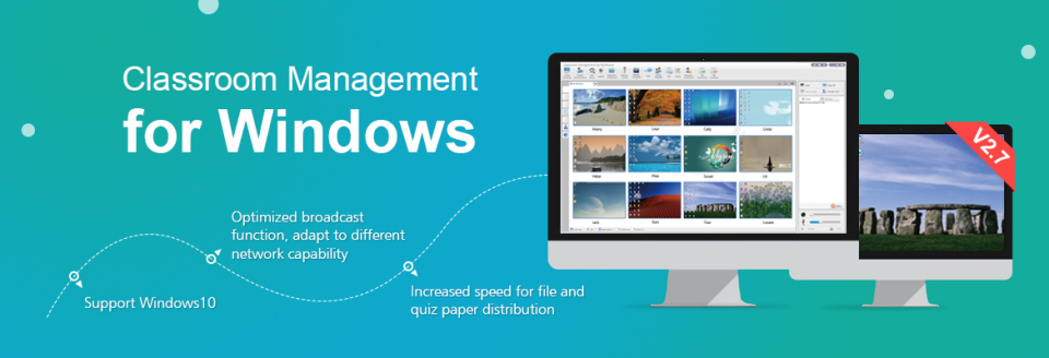 screenshot of Classroom Management Software